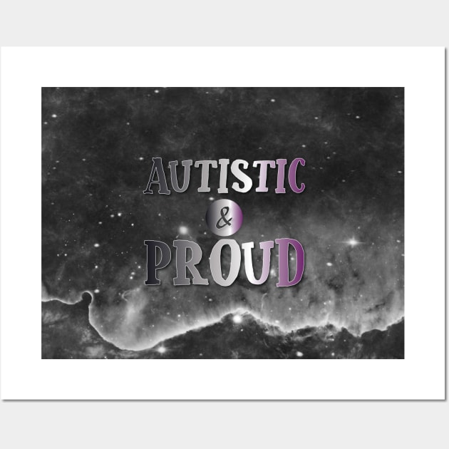 Autistic and Proud: Asexual Wall Art by SarahCateCreations